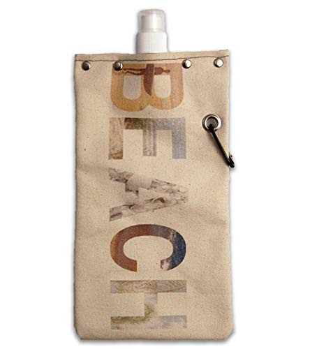Capabunga ToteplusAble Canvas Wine Canteen, 25-Ounce, Beach