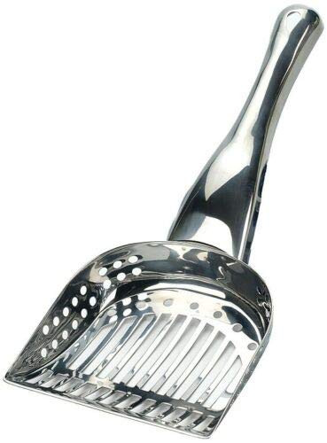 RSVP Endurance Stainless Steel CAT Kitty Litter Box Scoop Extra Large - SIFTING