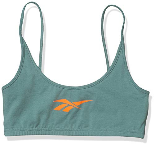 Reebok Classic Vector Big Logo Bra, Green Slate, X-Large