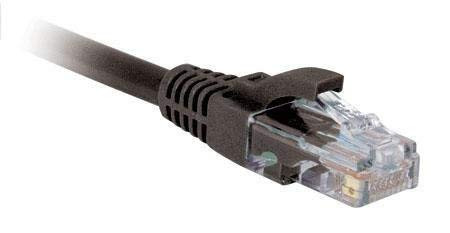 JDI TECHNOLOGIES C6-BLACK-25-M Ethernet Cable, Cat6, RJ45 Plug, RJ45 Plug, 25 ft, 7.62 m, Black