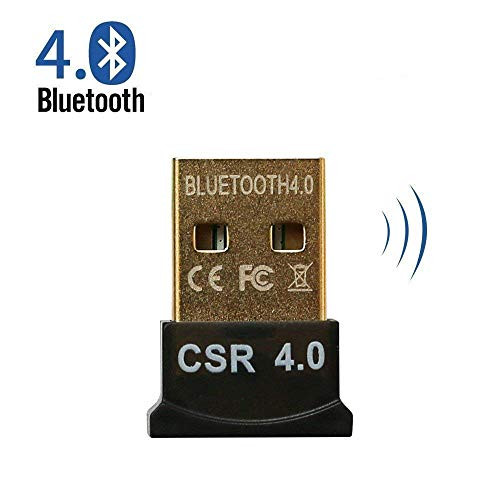 Bluetooth USB Adapter CSR 4.0 USB Dongle Bluetooth Receiver Transfer Wireless Compatible with Stereo Headphones Desktop Windows 10/8/7/Vista/XP