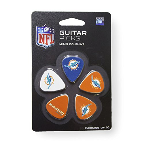 Woodrow Guitar by The Sports Vault NFL Miami Dolphins Guitar Picks, 10 Pack Woodrow Guitar by The Sports Vault NFL Miami Dolphins Guitar Picks, 10 Pack
