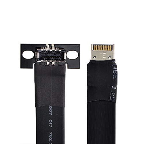 CY Front Panel Header USB 3.1 Male to Female Type-E Motherboard Extension Data Cable 50cm
