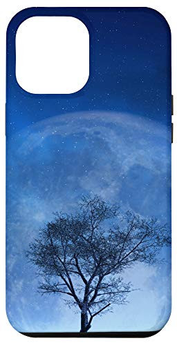 iPhone 12 Pro Max Outer Space Phone Case Stars Blue Sunset Universe Tree Gift Case