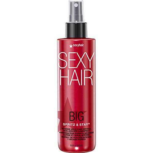 SexyHair Big Spritz  and  Spray Intense Hold, Non-Aerosol Hairspray, 8.5 Fl Oz