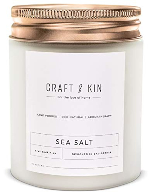 Sea Salt Scented Candles Wood Wicked Candles Sea Salt Beach Candle All Natural Soy Candles Scented 8 oz 45 Hour Long Lasting Spring Candles, Soy Candle, Relaxing Aromatherapy Candles in Jar Sea Salt Scented Candles Wood Wicked Candles Sea Salt Beach Candle All Natural Soy Candles Scented 8 oz 45 Hour Long Lasting Spring Candles, Soy Candle, Relaxing Aromatherapy Candles in Jar