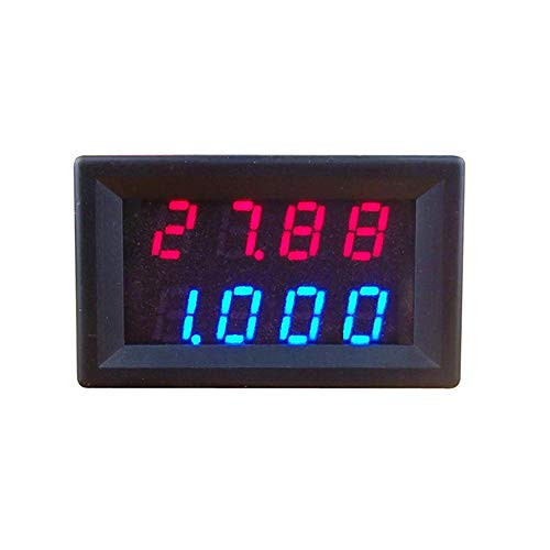 Stayhome 1pcs High Accuracy 4 Digits Volt Amp Meter DC 0-30V 5A VA Multimeter Current Tester Gauge Voltmeter Ammeter Digital Blue Red LED