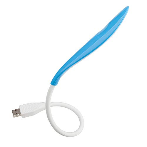Arector USB Reading Lamp with Flexible Gooseneck for Notebook Laptop, Desktop, PC and MAC Computer (Blue)
