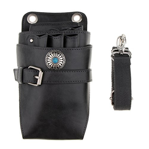 Leather Scissor Holster,Scissors Pouch Holster with Belt for Hairdressers,Hair Stylist Barber Scissors Shear Hairdressing Waist Holder Case Bag,Real Leather - Gray Leather Scissor Holster,Scissors Pouch Holster with Belt for Hairdressers,Hair Stylist Barber Scissors Shear Hairdressing Waist Holder Case Bag,Real Leather - Gray