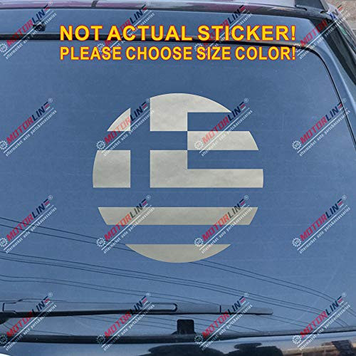 3S MOTORLINE Flag of Greece Greek Decal Sticker Roundel Car Vinyl Pick Size Color die Cut (Silver, 20'' (50.8cm)) 3S MOTORLINE Flag of Greece Greek Decal Sticker Roundel Car Vinyl Pick Size Color die Cut (Silver, 20'' (50.8cm))