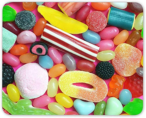 8 x 10 Inch Mouse Pad, Pick and Mix Sweet and Sour Mouse Mat Pad - Fun Sweet Computer Gift
