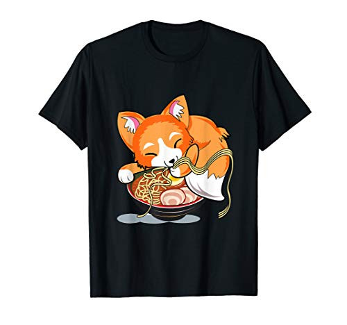 Ramen Noodles Fox Lover Kawaii Japanese Anime Gift T-Shirt Ramen Noodles Fox Lover Kawaii Japanese Anime Gift T-Shirt