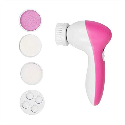 Facial Cleansing Brush-Waterproof Face Spin Brush Set with 5 Brush Heads for Gentle Exfoliating, Massaging,Removing Blackhead,Deep Cleansing face Facial Cleansing Brush-Waterproof Face Spin Brush Set with 5 Brush Heads for Gentle Exfoliating, Massaging,Removing Blackhead,Deep Cleansing face