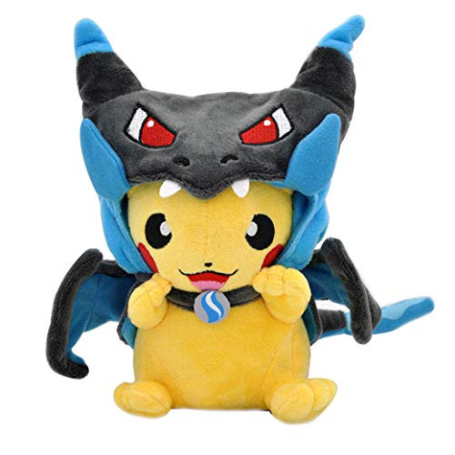 Charizard Pikachu Plush Stuffed Animal Toy Pikachu Go Pillow 9.8 inch