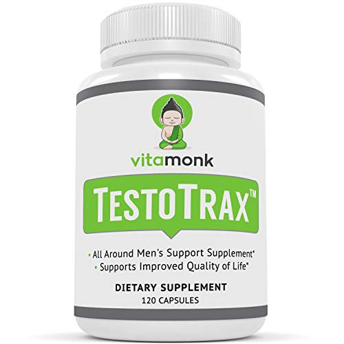 TestoTrax Free Testosterone Optimization Supplement - Help Increase Quality of Life with a Natural Testosterone Booster for Men that Also Lowers Cortisol -120 Capsules with FenuTrax, KSM-66, Eurycoma TestoTrax Free Testosterone Optimization Supplement - Help Increase Quality of Life with a Natural Testosterone Booster for Men that Also Lowers Cortisol -120 Capsules with FenuTrax, KSM-66, Eurycoma