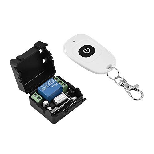 Wireless Relay Remote Controller, DC 12V Single Channel Relay Module Wireless Switch Receiver and Remote Control Transmitter