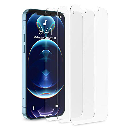 Maxboost 3 Pack Glass Screen Protector Compatible with iPhone Screen/iPhone 2020 Screen, Tempered Glass Screen Protector for iPhone 6.1 Inch (w/Alignment Tool included)