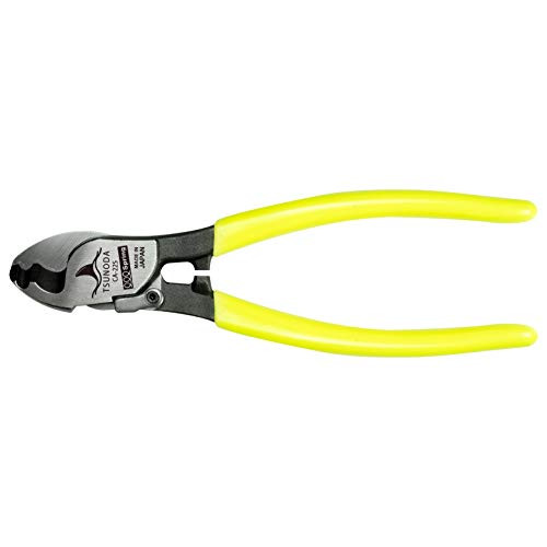 Tsunoda YELLOW SHARK CA-22S Cable Cutter w/BUILT-IN-SPRING (6-Inch)