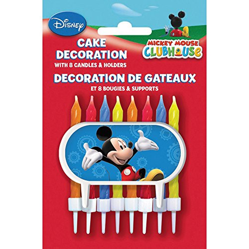 Mickey Mouse Clubhouse Cake Topper & Birthday Candle Set Mickey Mouse Clubhouse Cake Topper & Birthday Candle Set
