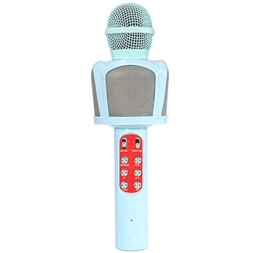 Ufilter Bluetooth Karaoke Wireless Microphone with controllable LED Lights, Karaoke Mic Speaker, 4 in 1 Portable Karaoke Machine Speaker for Android/iPhone/PC