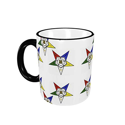 Coffee Mug Stars Eastern Stars Tea Cup Unique Novelty Dishwasher Microwave Christmas Gift Ceramic 11 oz