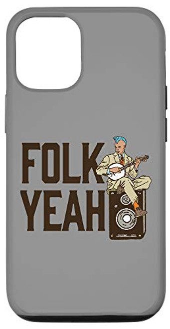iPhone 12/12 Pro Folk Yeah Punk Rock Banjo and Bluegrass Hybrid Graphic Case iPhone 12/12 Pro Folk Yeah Punk Rock Banjo and Bluegrass Hybrid Graphic Case