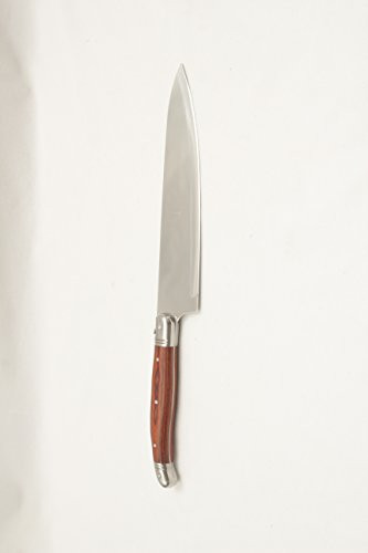 Muller & Noble Chef Knife - French Knife Languiole Style Stainless Steel Blade -Pakka Wood Handle