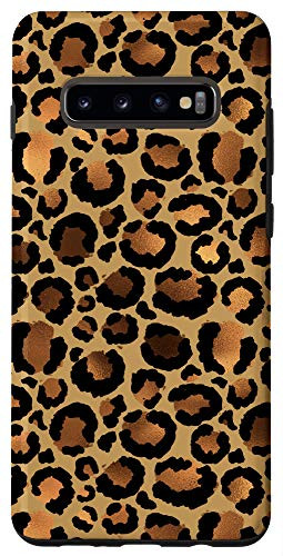 Galaxy S10plus PRETTY CHEETAH PRINT LEOPARD PRINT ANIMAL PHONE CASE TAN Case