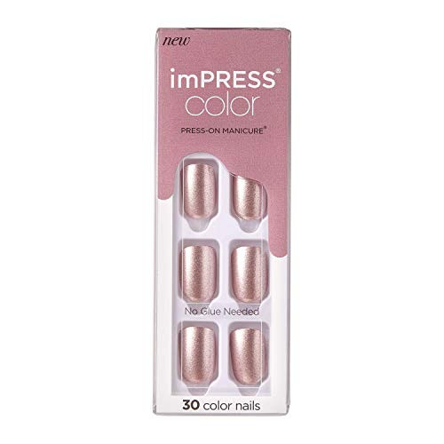 KISS imPRESS Color Press-on Manicure - Paralyzed Pink