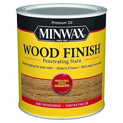 Minwax 70003444 Wood Finish Penetrating Stain, quart, Puritan Pine, Quart