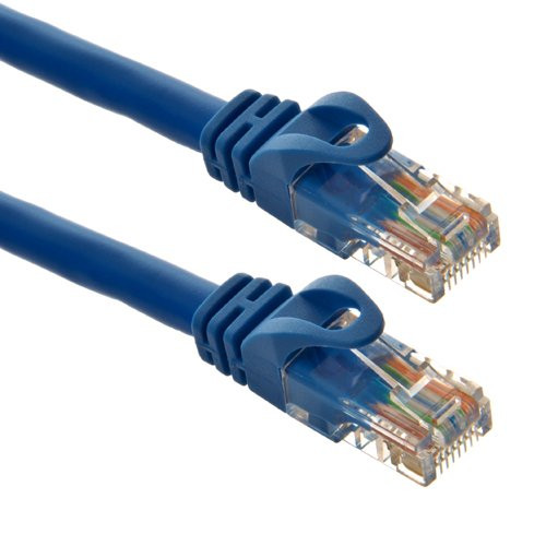 Cat6 RJ45 Patch Ethernet LAN Network Cable - 10 ft Blue Color