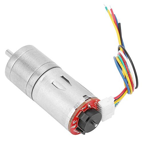 Motor, Gear Motors, DC 6V Encoder Gear Motor Speed Reduction Motor for Robot RC Car DIY Engine Toy (500)