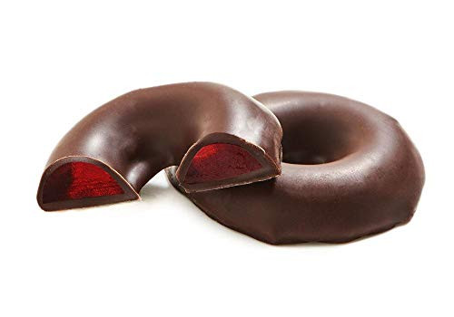 Fruidles Chocolate Covered Raspberry Jelly Rings, Kosher for Passover, Gluten Free (8 Oz)