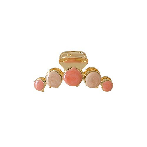 EWFD Metal Hair Clip Grabbing Clip Elegant Temperament Hair Clip Hair Grab Hairpin Female Pink EWFD Metal Hair Clip Grabbing Clip Elegant Temperament Hair Clip Hair Grab Hairpin Female Pink