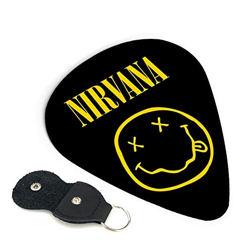 Nirv-Ana Guitar Picks, Bass Guitar, Acoustic Guitar, Ukulele, Bass And Electric Guitar And Acoustic Guitar Gifts 0.96mm