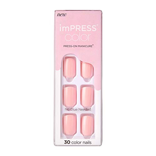 KISS imPRESS Color Press-on Manicure - Pick Me Pink