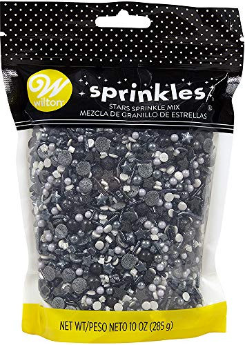 Wilton Metallic Stars Sprinkle Mix, 10 Ounce Net Weight