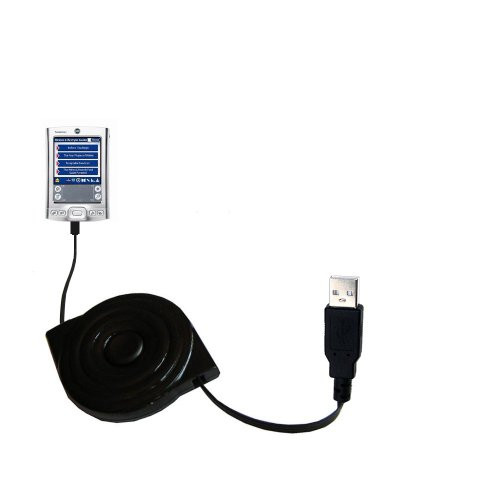 USB Power Port Ready Retractable USB Charge USB Cable Wired specifically for The Palm Palm Tungsten E and uses TipExchange