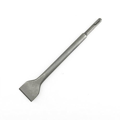 SPKLINE 1-1/2 Inch SDS-Plus Tile & Concrete Thinset Scaling Chisel Bit for Floor and Wall Tile Concrete Mortar Thinset Brick 10 Inch Long Flat Chisel Bit 40 x 250mm (1.5" x 10") Chipping Bit