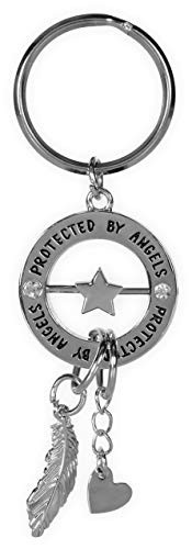AngelStar Protected by Angels Key Chain