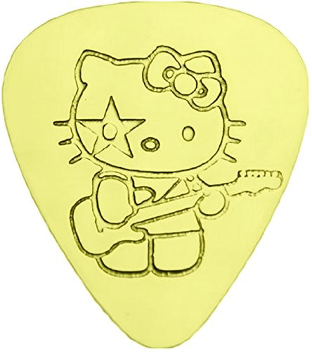 Hello Kitty KISS Starchild - Solid Brass Guitar Pick