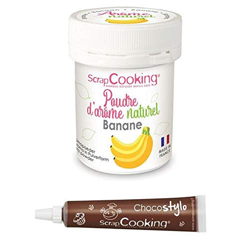 Natural flavour powder 15 g Banana plus Edible chocolate pen
