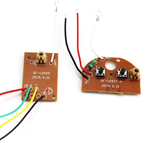 Kamas 27MHZ 2CH Transmitter plus Receiver Board plus Antenna Wireless Circuit Remote Control Module for DIY Toy Car