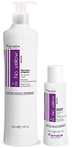 Fanola No Yellow Mask, 350 ml with Free Travel Size