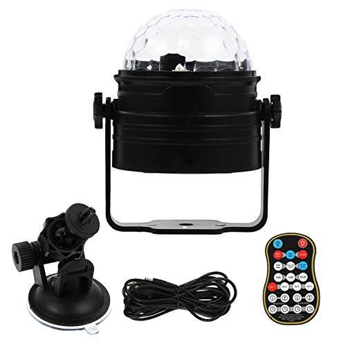 EXCEART Disco Ball Light Sound Activated USB Disco Light with Led Disco Lights for Parties Room Car Kids Dance Karaoke Dj Show Club Bar Pub