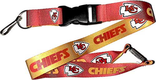 Aminco NFL Kansas City Chiefs Reversible Lanyard, Team Colors, one Size (NFL-LN-162-07) Aminco NFL Kansas City Chiefs Reversible Lanyard, Team Colors, one Size (NFL-LN-162-07)