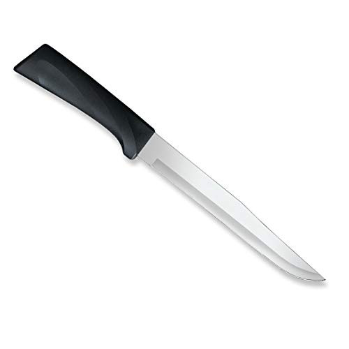 Rada Cutlery Anthem Series Slicing Knife Stainless Steel Blade with Ergonomic Black Resin Handle, 11-5/8 Inches