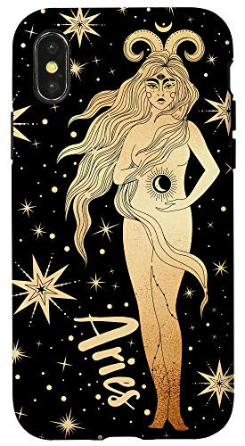 iPhone X/XS ARIES Zodiac Star Sign Celestial Horoscope Occult Gift Case