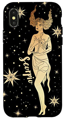 iPhone X/XS SCORPIO Zodiac Star Sign Celestial Horoscope Occult Witchy Case