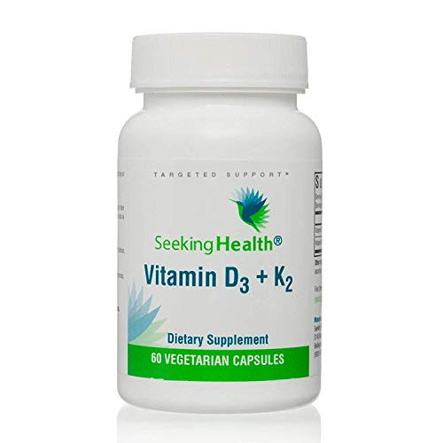 Vitamin D3 plus K2   5000 IU of D3 (as cholecalciferol) for Optimal Calcium Absorption   100 mcg of K2 (as menaquinone-7) for Circulatory Health   Supports Bone  and  Immune Health   60 Vegetarian Capsules